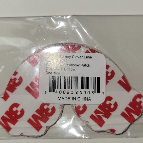 STONEY CLOVER LANE STICKER PATCH RAINBOW NEW OVER THE RAINBOW PUFFY NYLON - Picture 2 of 2